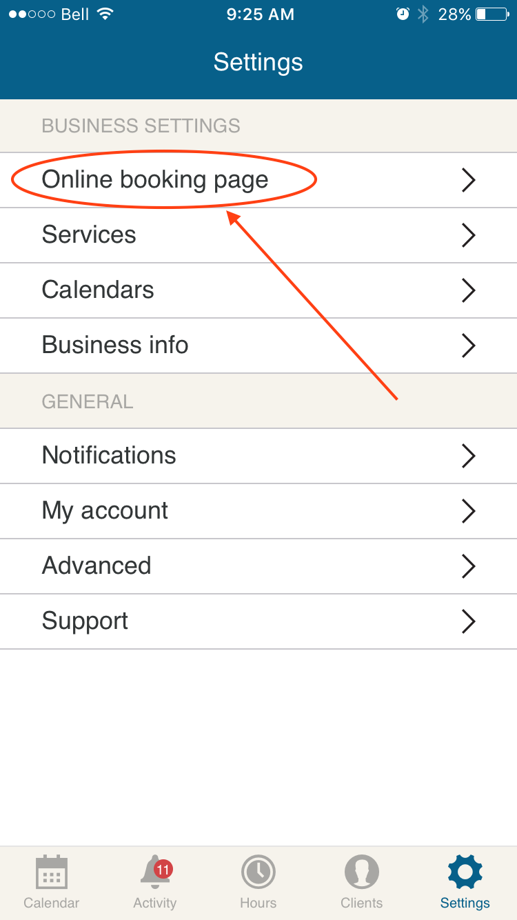 appointments_scheduling_app_for_iphone_settings_for_online_booking_page.PNG