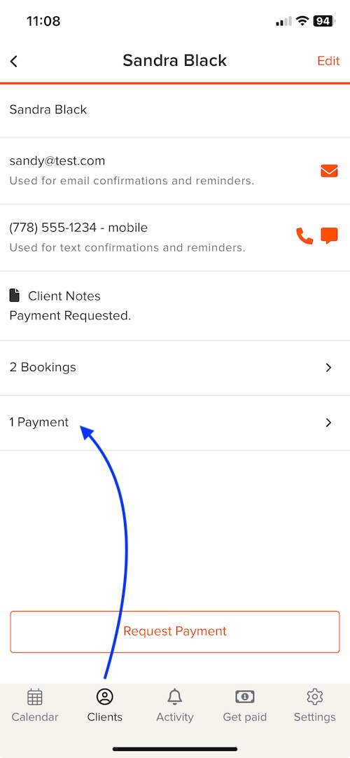 check client payment history in bookedin.jpeg