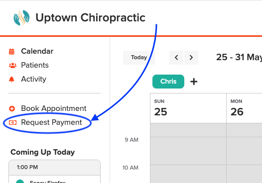 request payment in bookedin appointment booking calendar.png