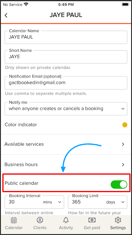 Why my appointment times are not showing up on the booking page2.png