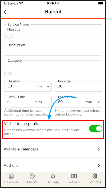 Why my appointment times are not showing up on the booking page2.png