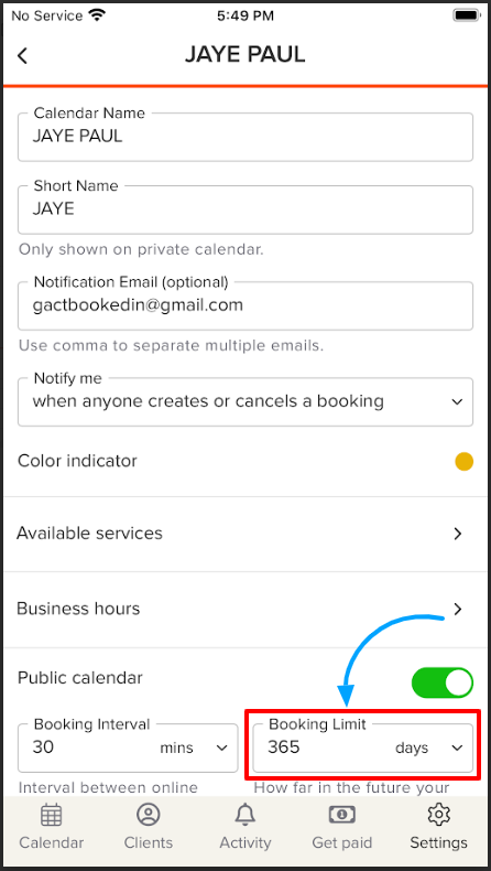Why my appointment times are not showing up on the booking page5.png